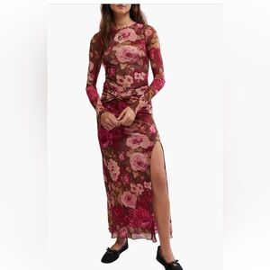 Free People Gianni Floral Long Sleeve Maxi Dress